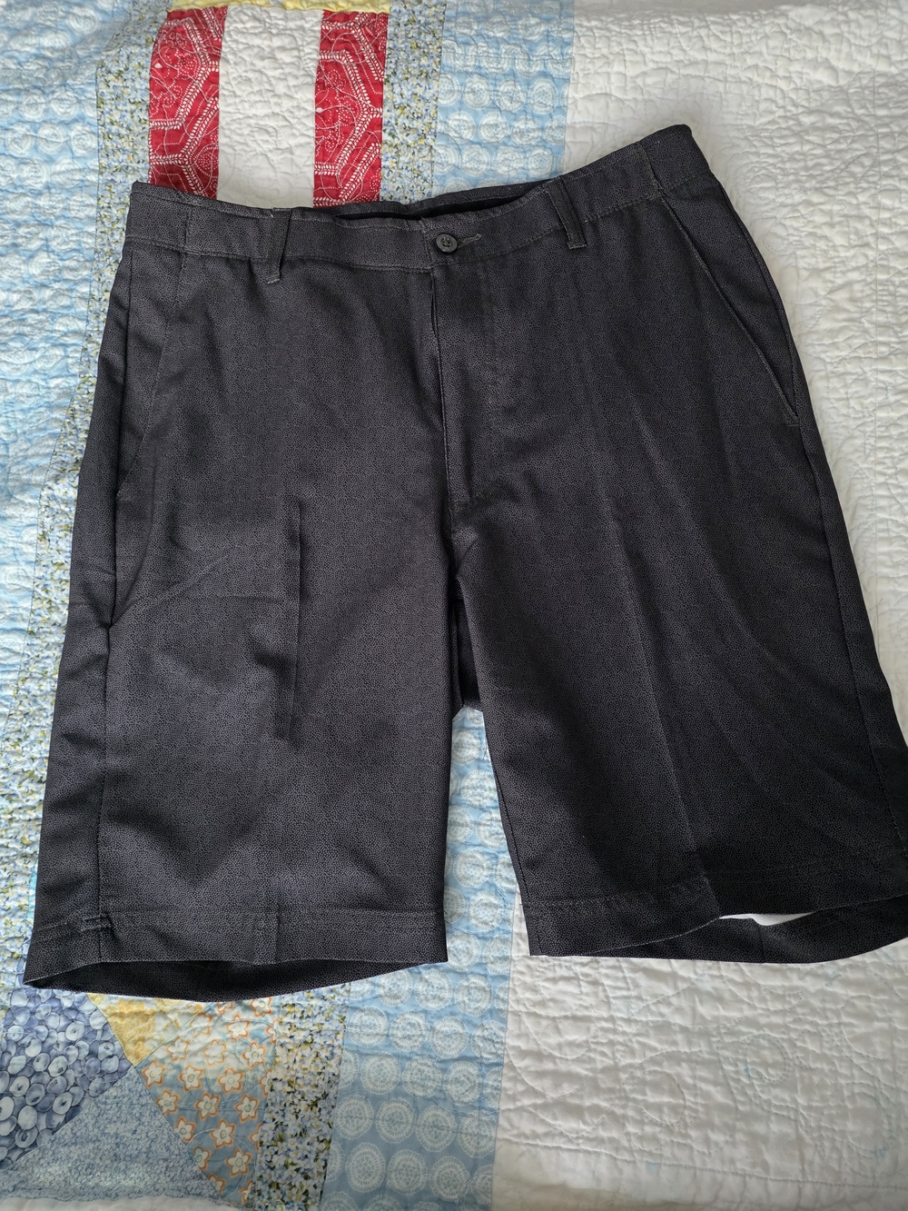 Pebble Beach Gray Flat-Front Men's Shorts